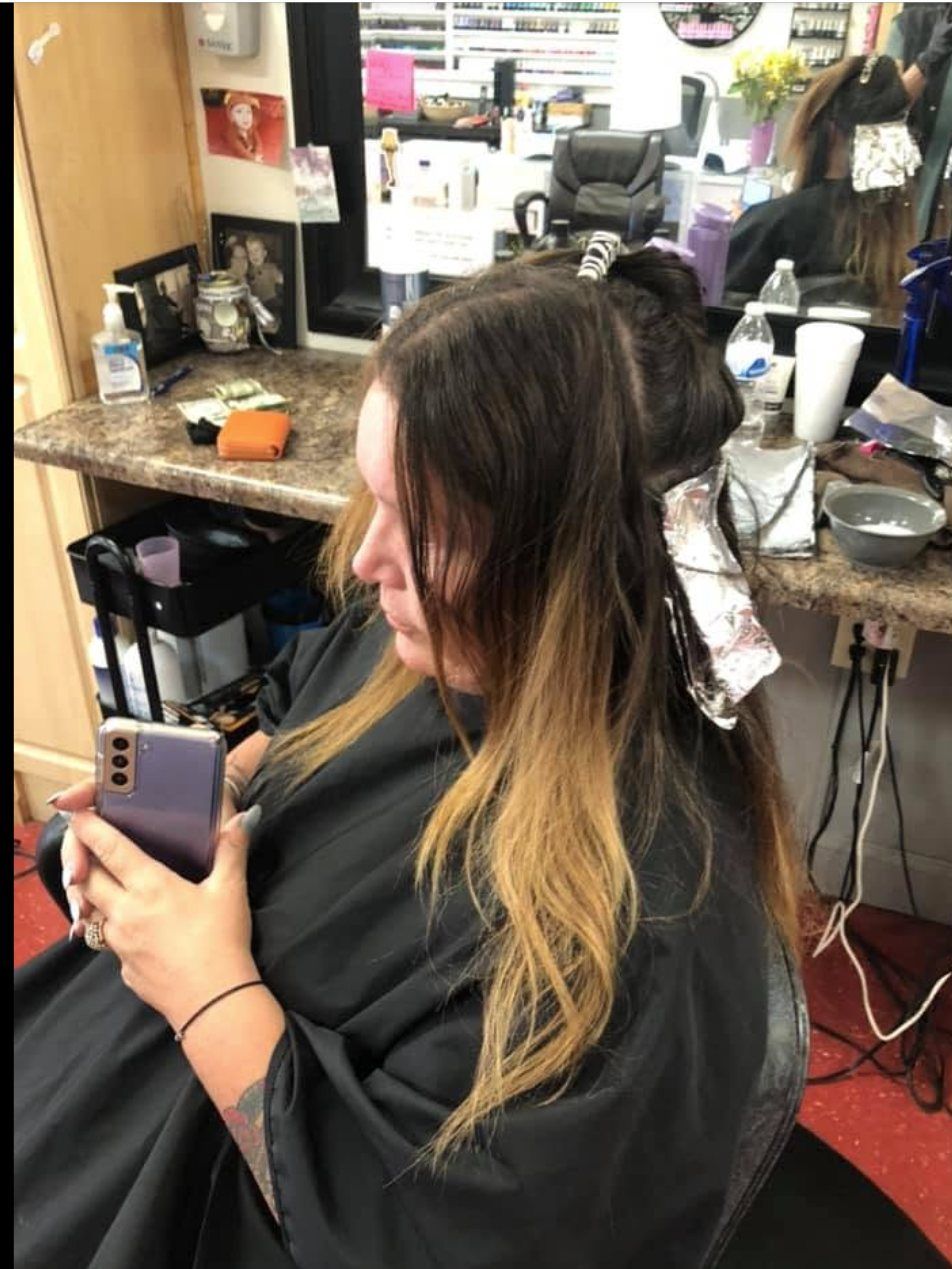 Color appointment in progress