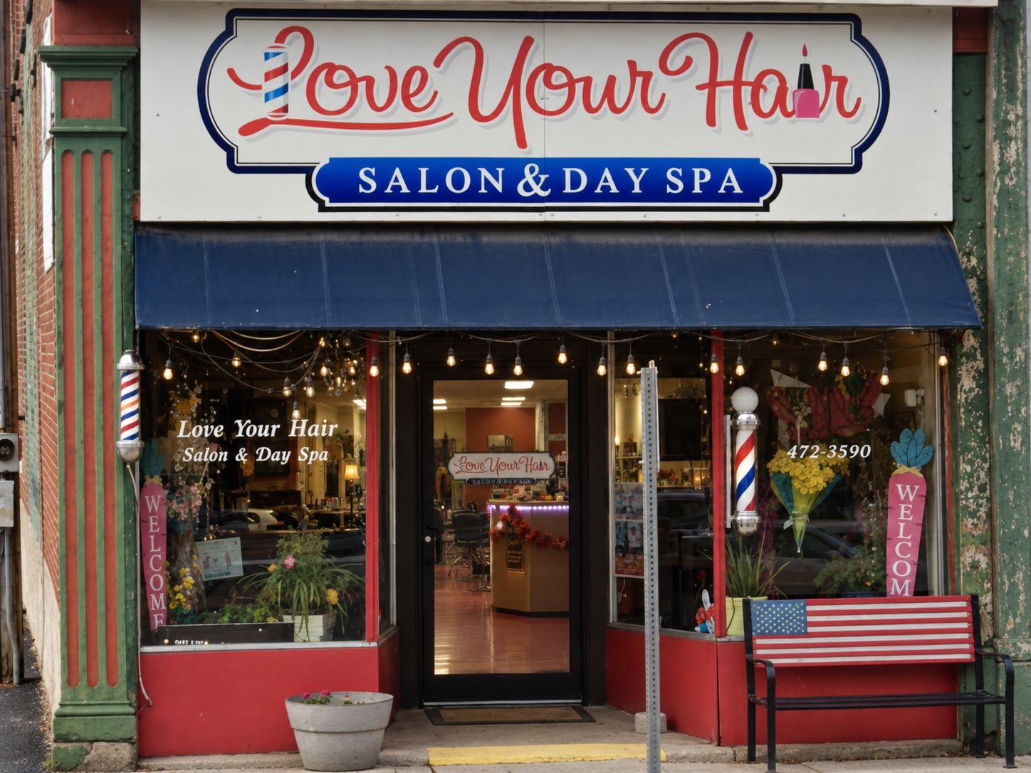 Love Your Hair storefront on S Broadway